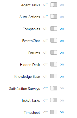 Screenshot of EvantoDesk Scale Desk functionality